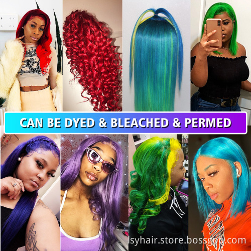 Lsy Virgin Remy Eurasian Hair Cabelo Color Wefted Bundles Blonde 613 Human Hair Weave, Platinum White Hair WEAVING >=20%